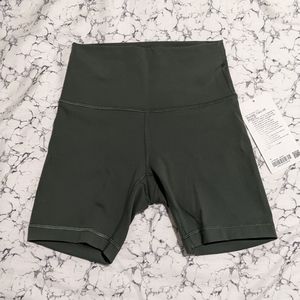 Lululemon Wunder Train High Rise Shorts 6" - Smoked Spruce - Size 4